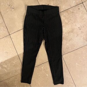 Torrid Black and White Pinstripe Pants